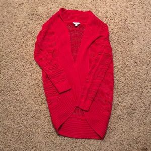 Red sweater. Size M